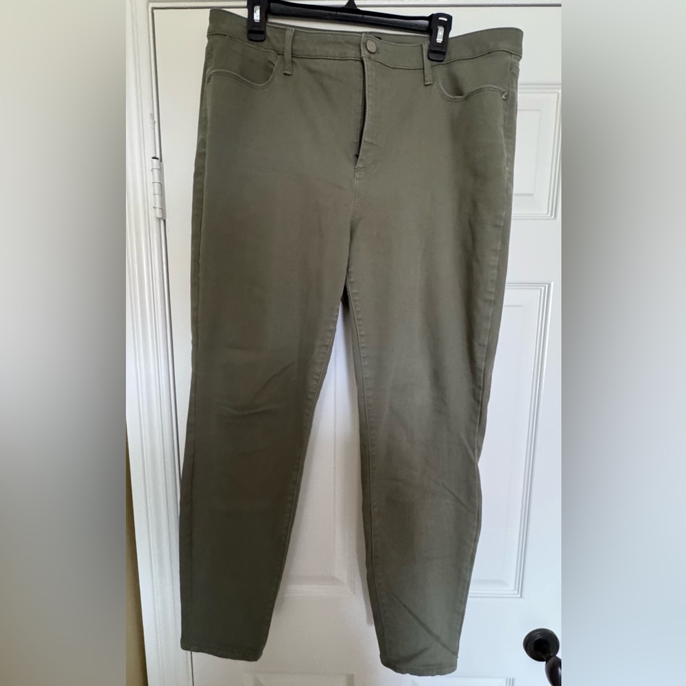 Talbots Olive Jeggings